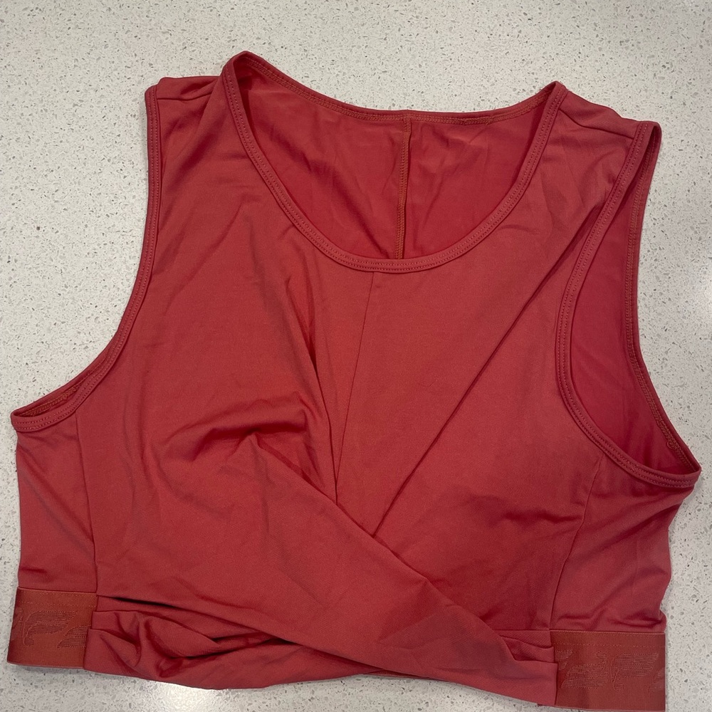 Fabletics twist front crop top XL